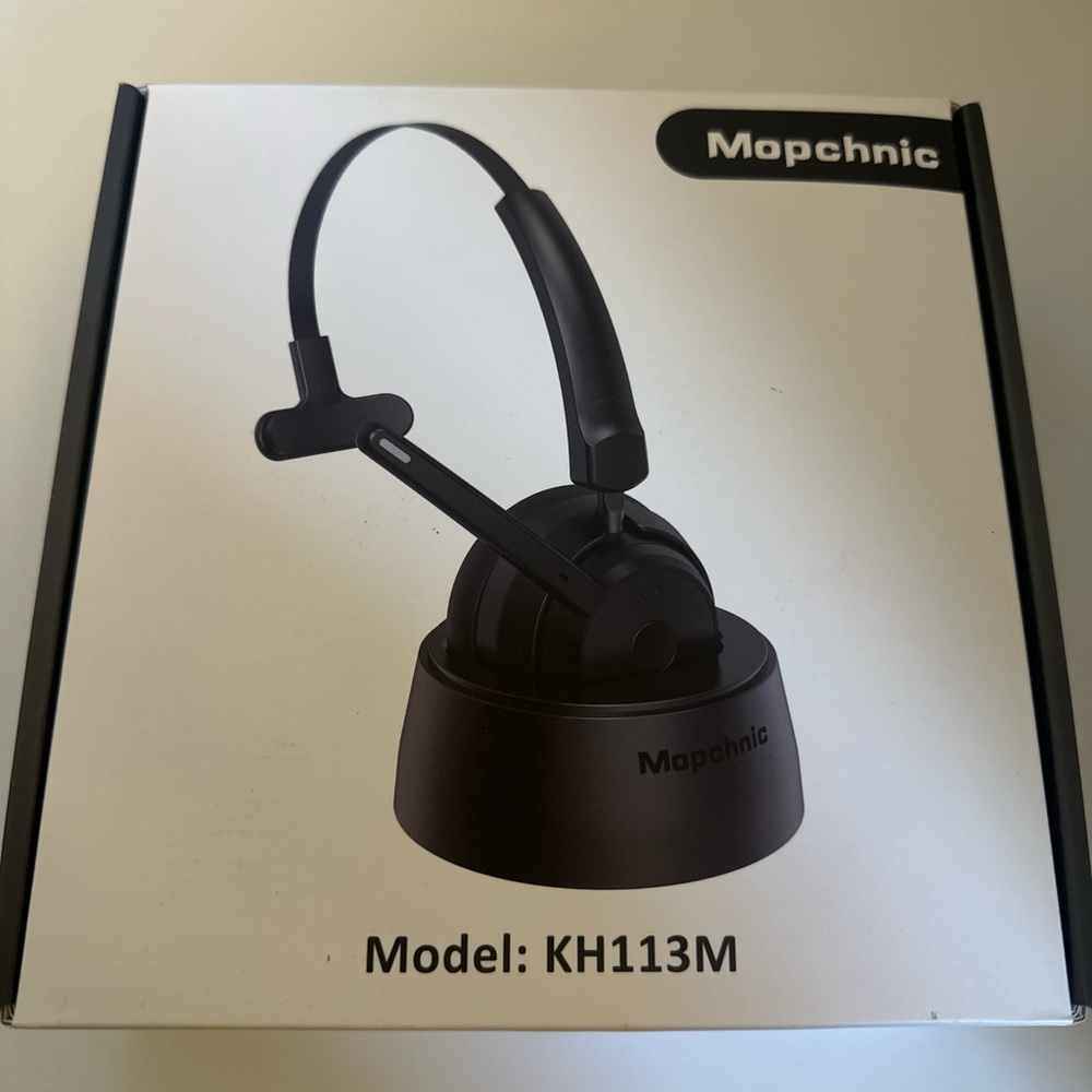 Mopchnic Bluetooth Headset 2024 Upgraded Version, Wireless Headset